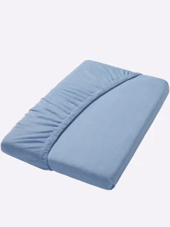 Bettwäsche & Laken|Schlafzimmer|Irisette Spannbetttuch bleu
