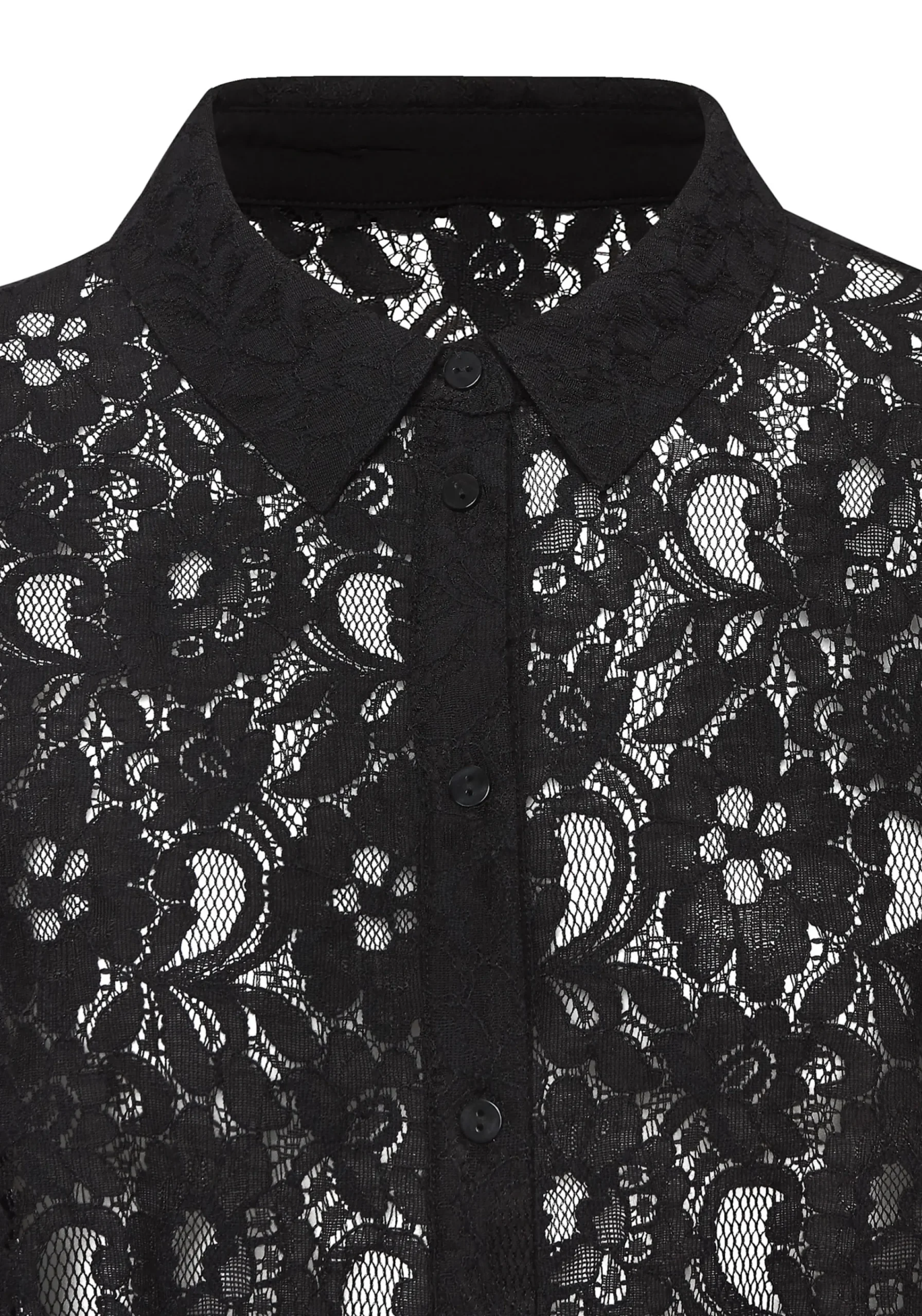 Strandmode|LASCANA Spitzenbluse schwarz