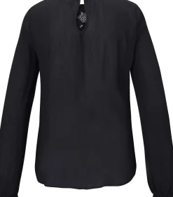 Strandmode|Buffalo Spitzenbluse schwarz