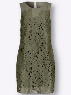 Abendkleider|Kleider| Spitzenkleid khaki