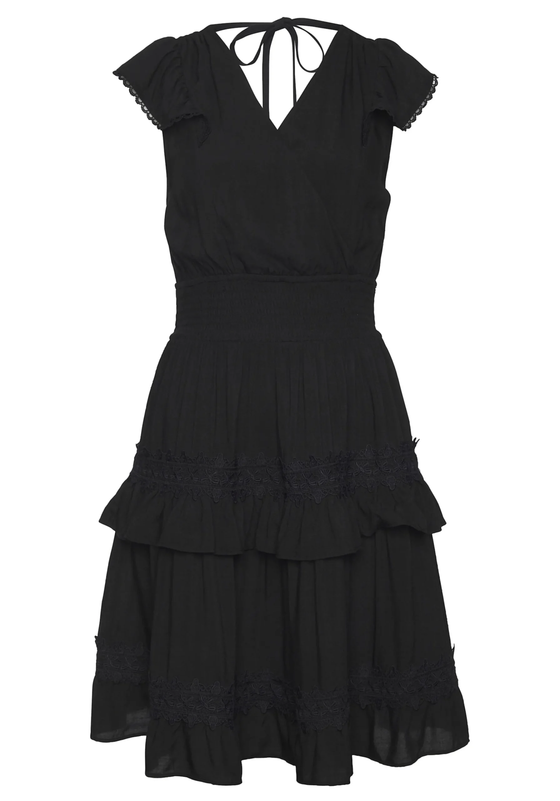 Kleider|Vivance Spitzenkleid schwarz