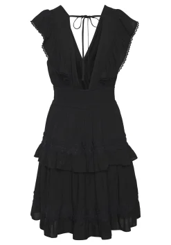 Kleider|Vivance Spitzenkleid schwarz