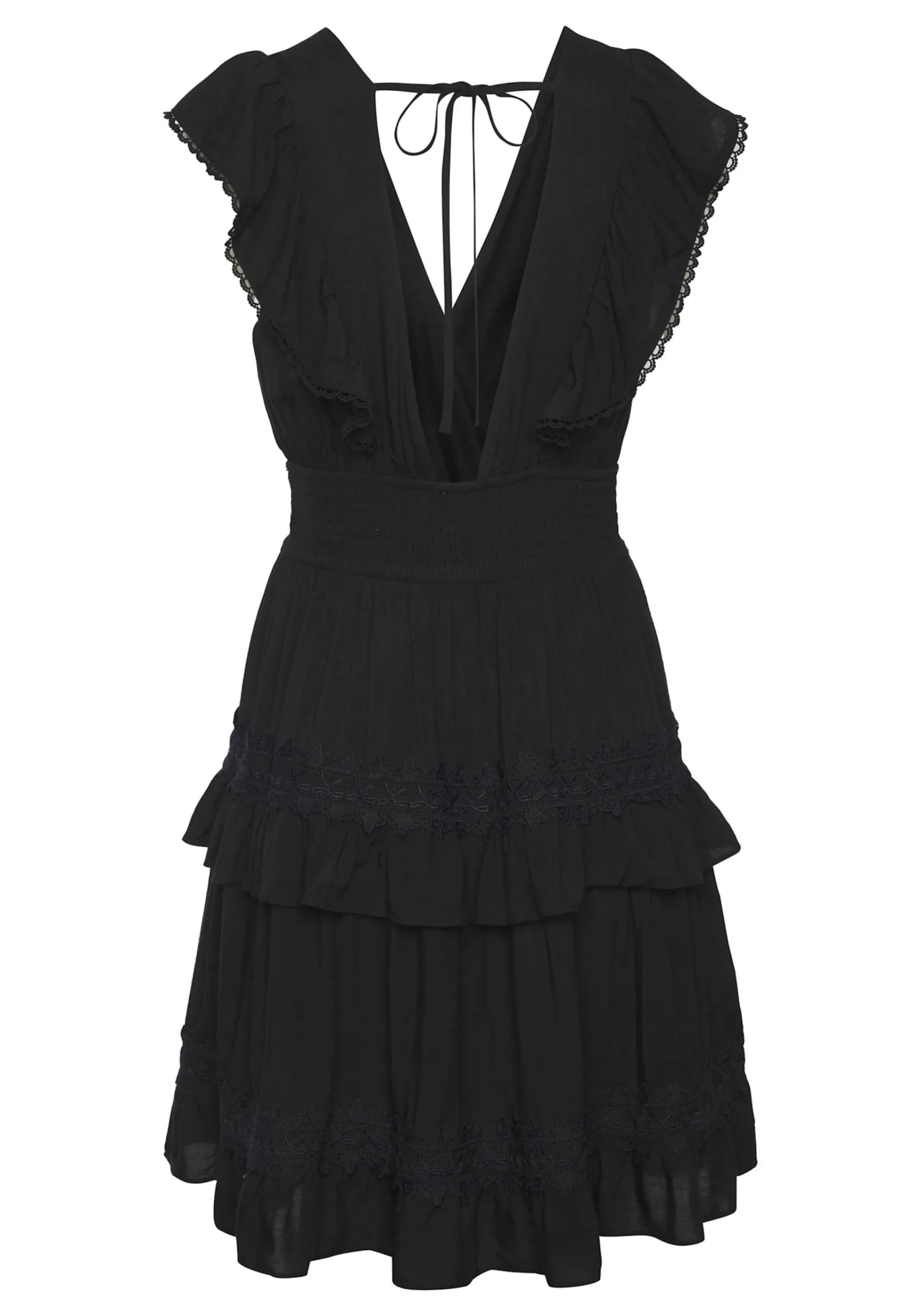 Kleider|Vivance Spitzenkleid schwarz