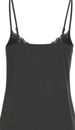 Strandmode|Shirts|LASCANA Spitzentop schwarz