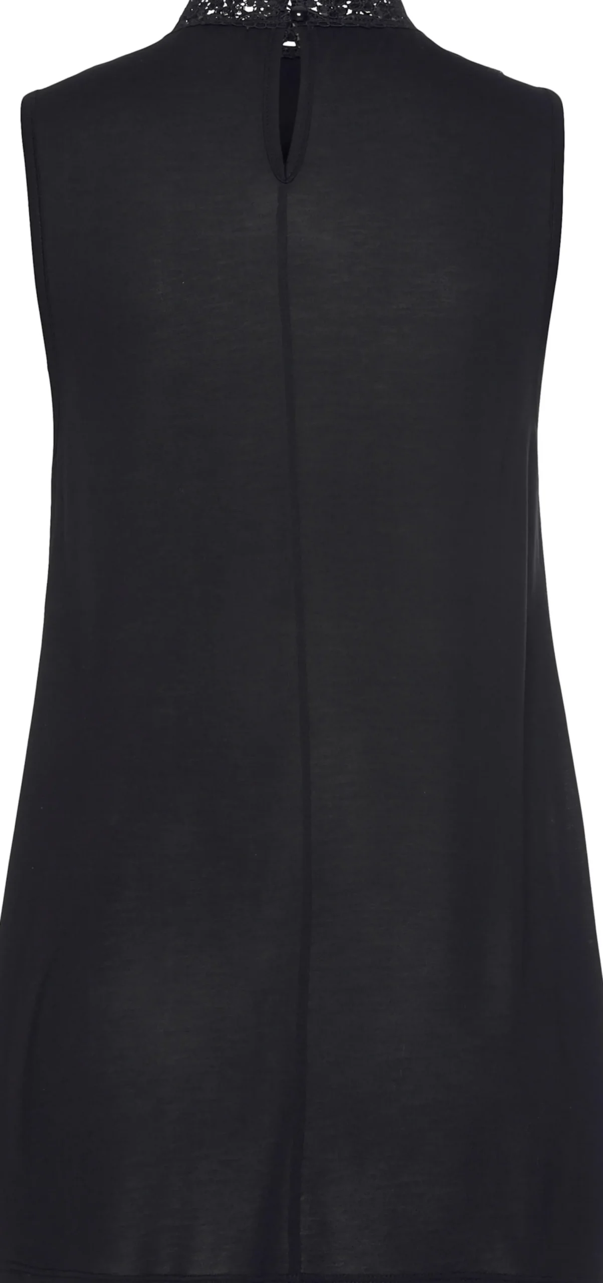 Shirts|LASCANA Spitzentop schwarz