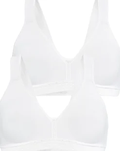 Bhs|petite fleur Sport-BH 2xweiß