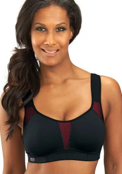 Bhs|H.I.S Sport-BH schwarz-pink