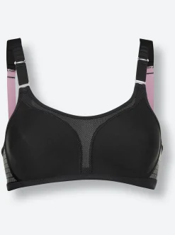 Bhs|Triumph Sport-BH ohne Bügel schwarz