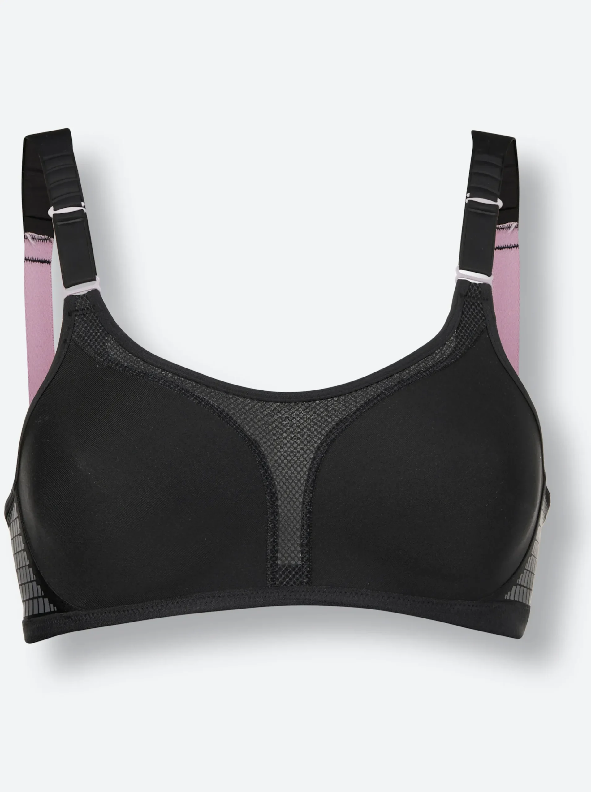 Bhs|Triumph Sport-BH ohne Bügel schwarz