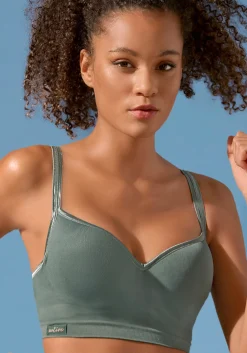 Bhs|LASCANA ACTIVE Sport-Push-up-BH khaki