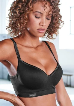 Bhs|LASCANA ACTIVE Sport-Push-up-BH schwarz