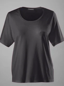 Homewear|Homewear|Catamaran Sports Sportshirt mit Stickerei bordeaux+graphit