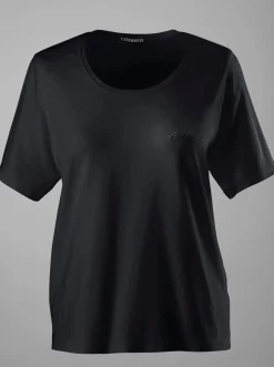 Shirts|Catamaran Sports Sportshirt mit Stickerei schwarz+pink