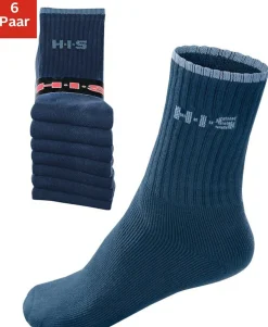 Strümpfe & Socken|H.I.S Sportsocken marine