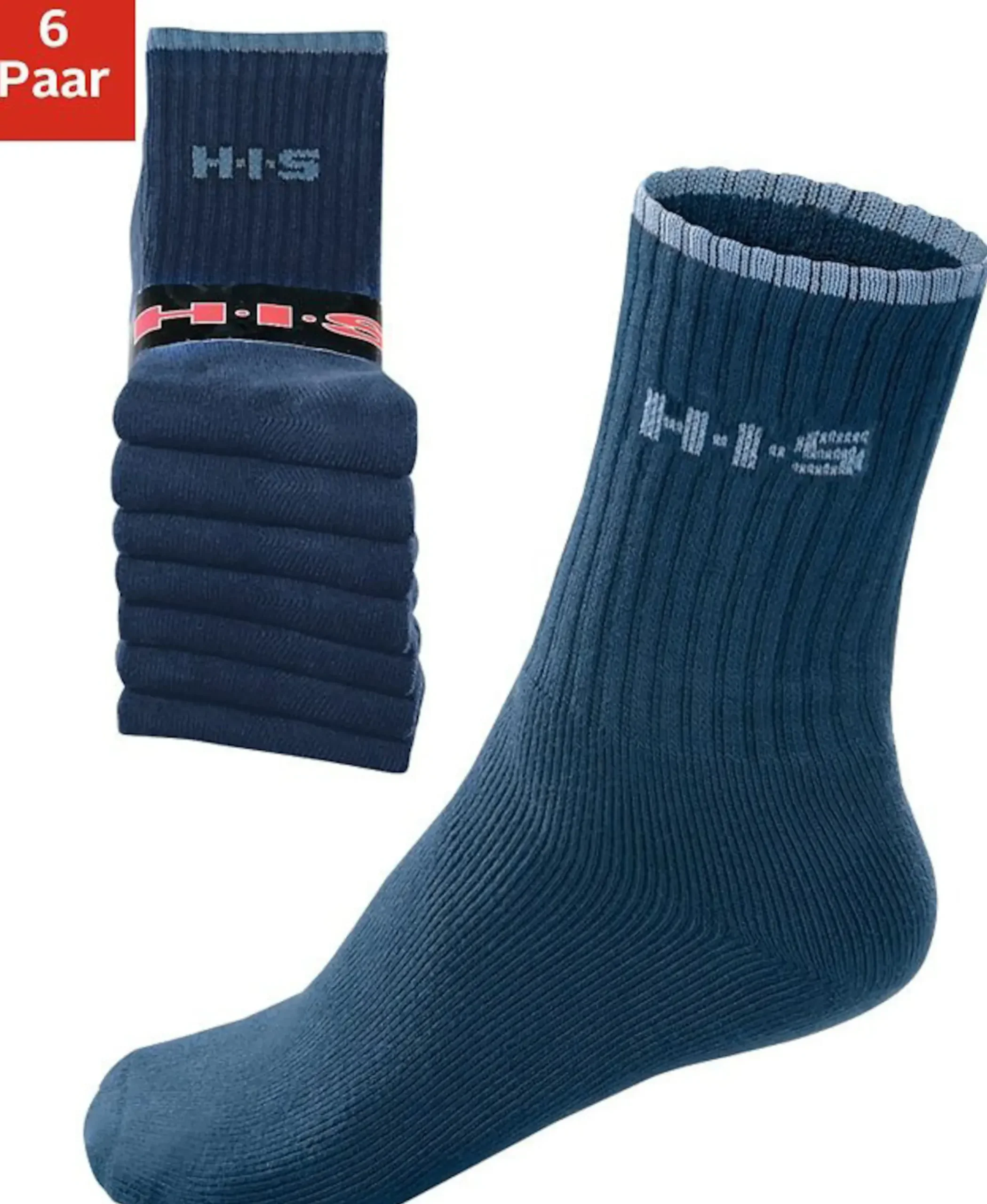 Strümpfe & Socken|H.I.S Sportsocken marine