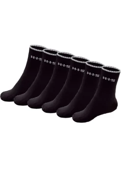 Strümpfe & Socken|H.I.S Sportsocken schwarz