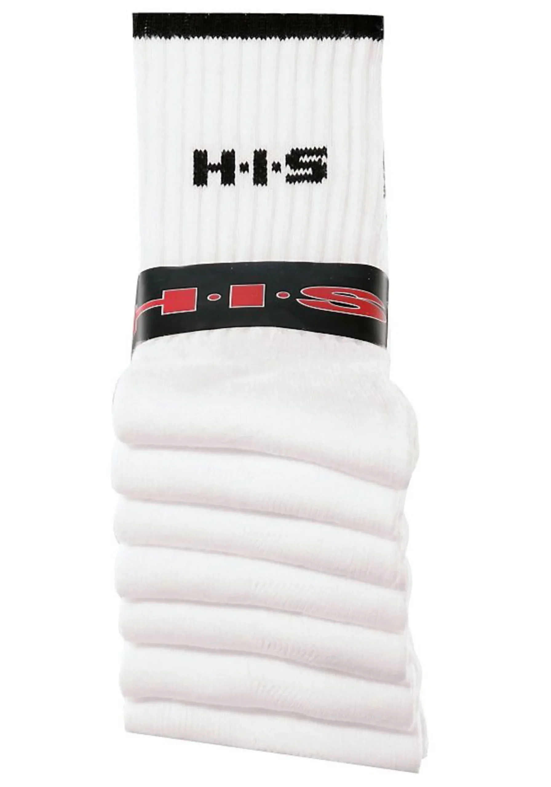 Strümpfe & Socken|H.I.S Sportsocken weiß