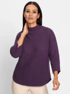 Pullover|heine Stehkragenpullover traube