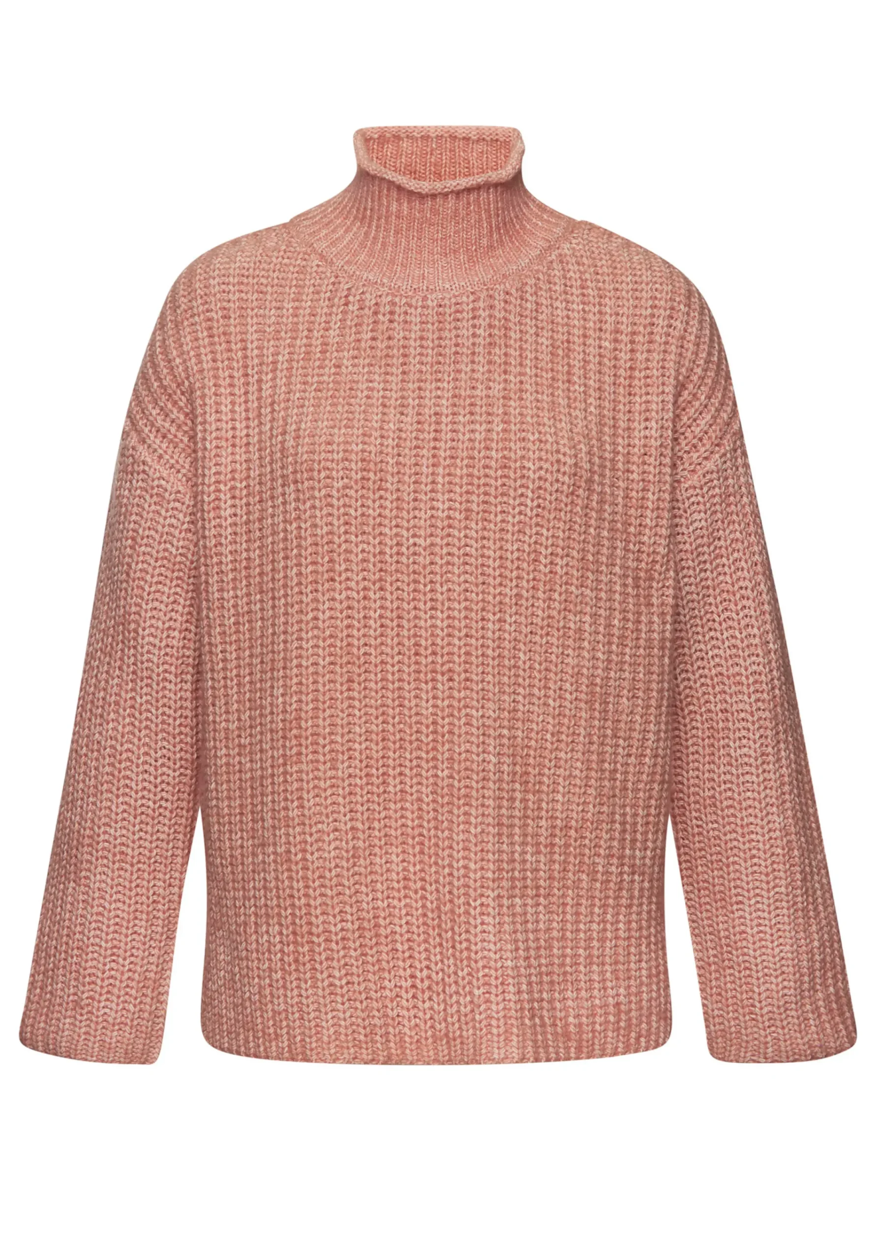 Strandmode|Pullover|Buffalo Stehkragenpullover rosenholzmeliert