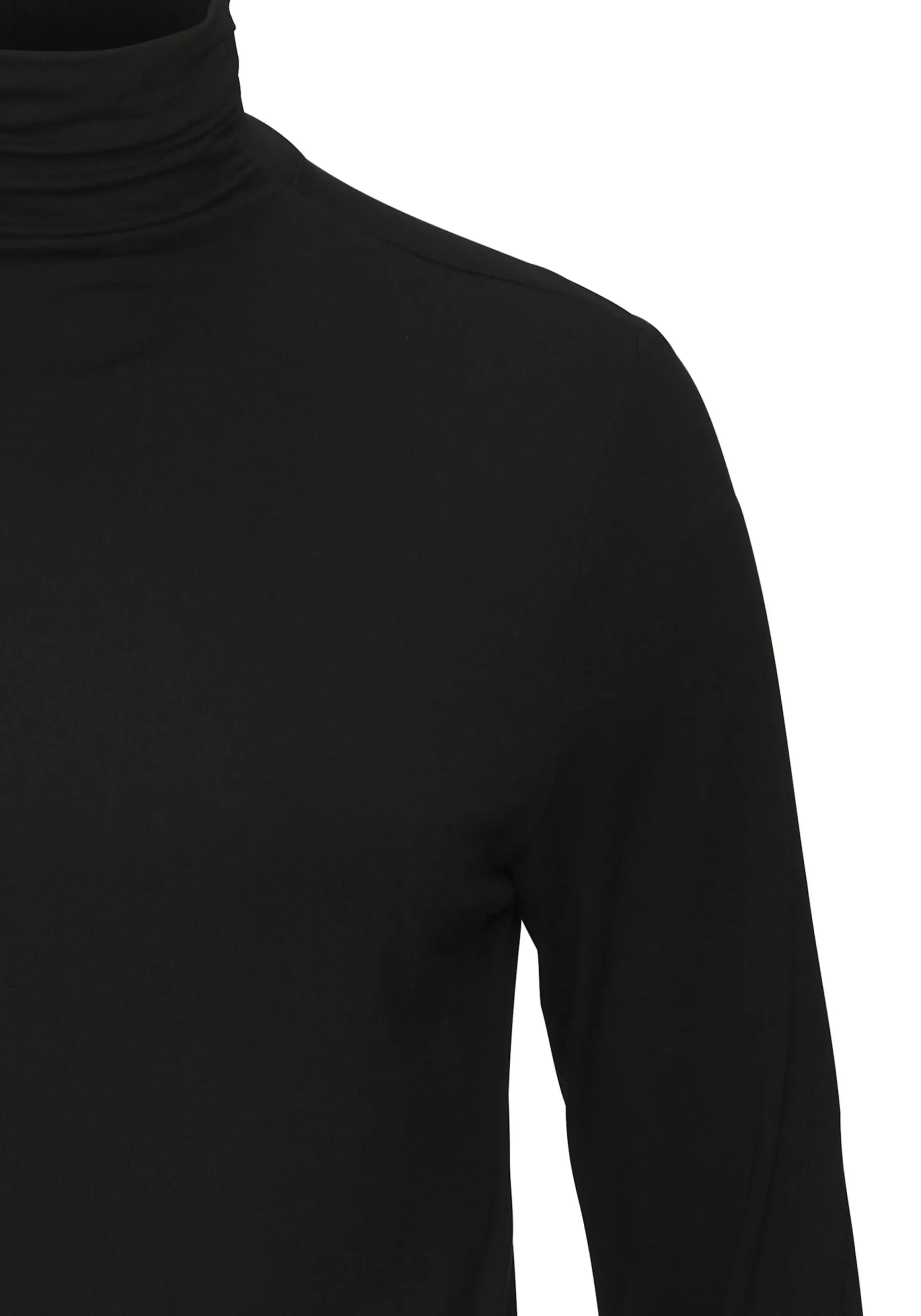 Strandmode|Shirts|LASCANA Stehkragenshirt schwarz