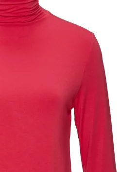Strandmode|Shirts|LASCANA Stehkragenshirt pink