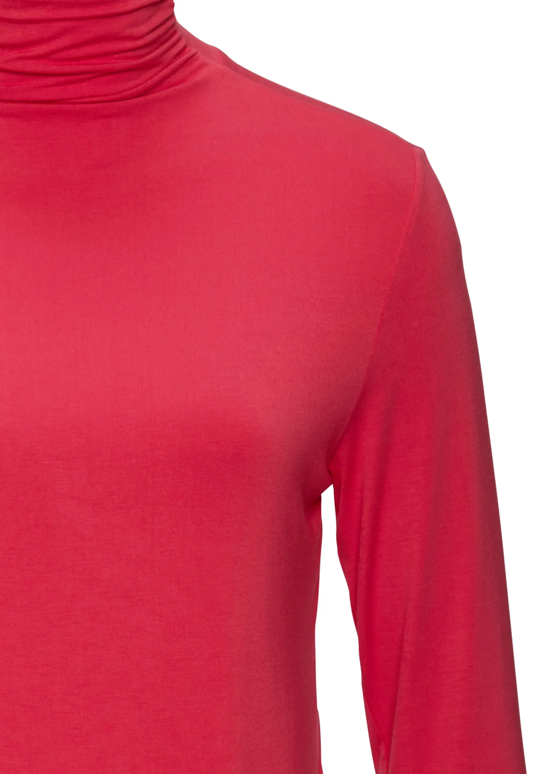 Strandmode|Shirts|LASCANA Stehkragenshirt pink