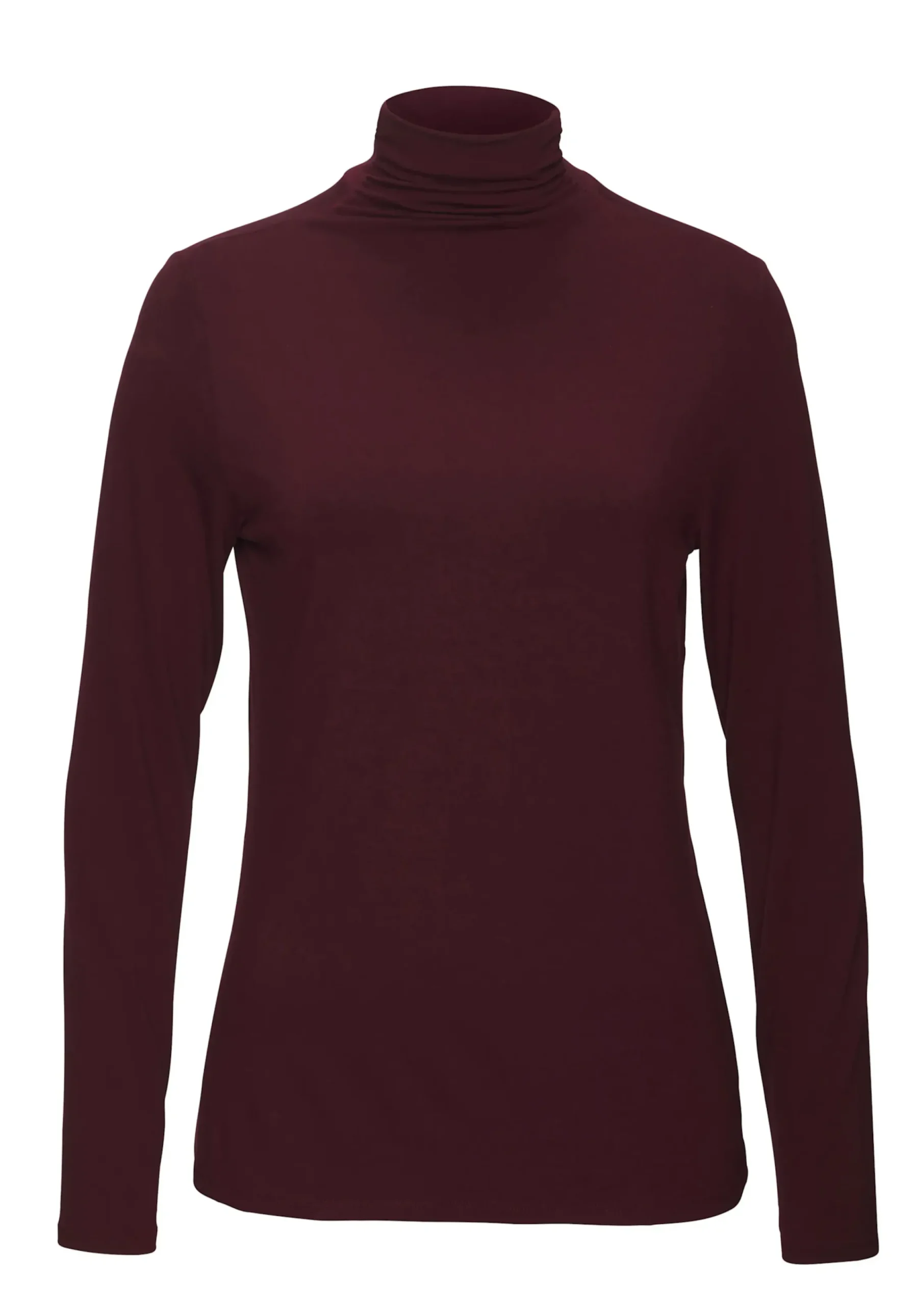 Strandmode|Shirts|LASCANA Stehkragenshirt aubergine