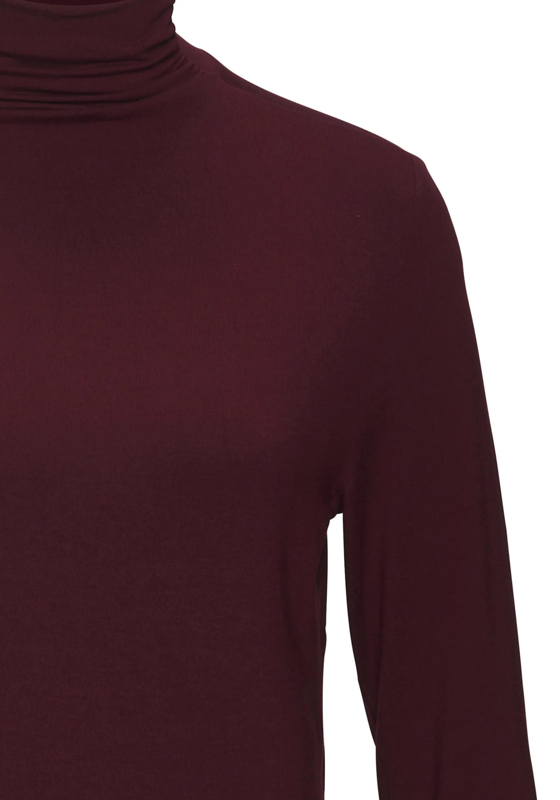 Strandmode|Shirts|LASCANA Stehkragenshirt aubergine