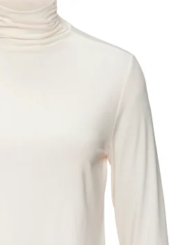 Strandmode|Shirts|LASCANA Stehkragenshirt creme