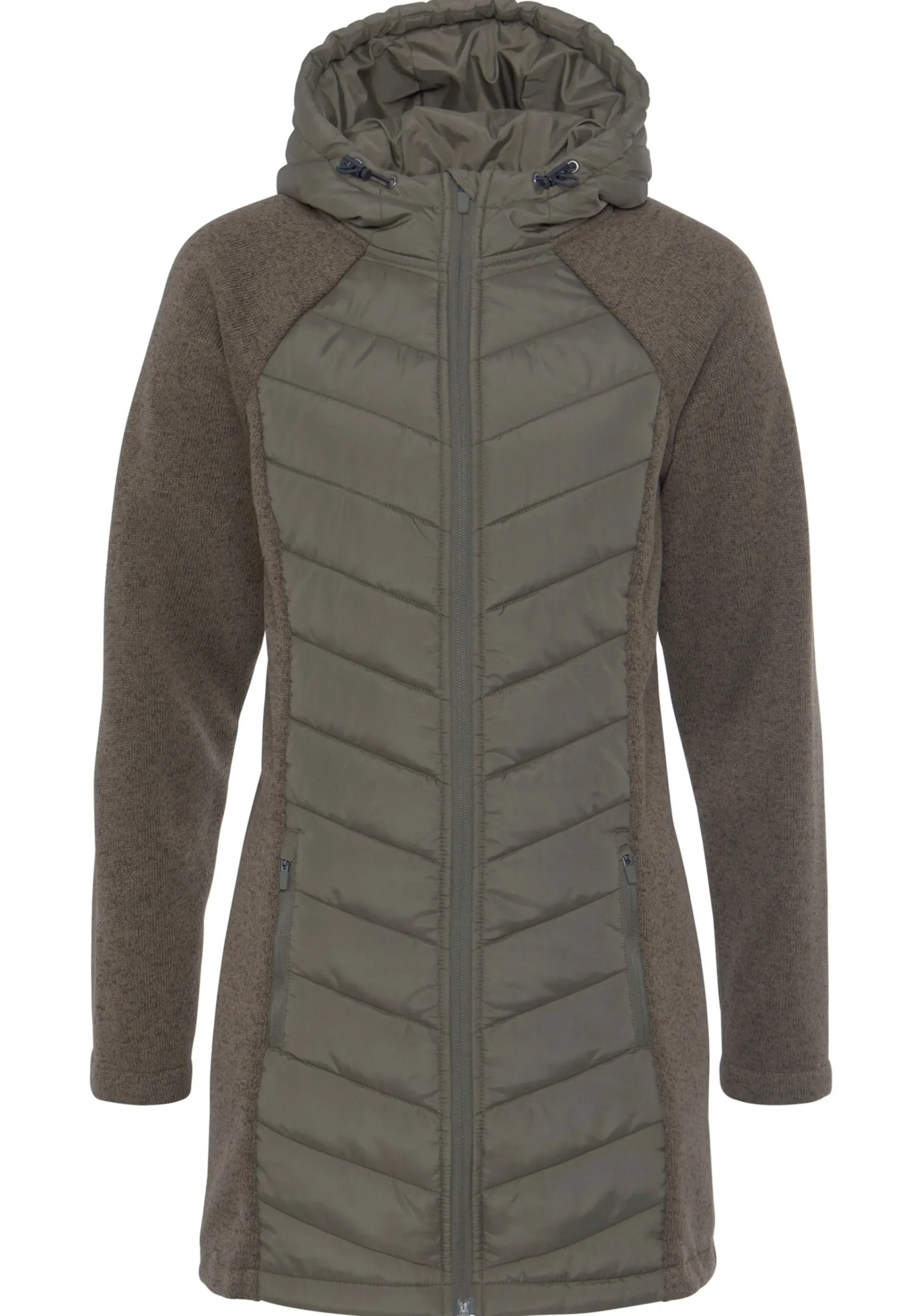 Jacken|Vivance Steppjacke khaki