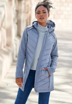 Jacken|Vivance Steppjacke blau