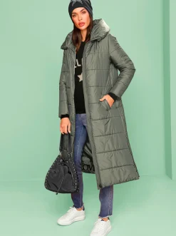 Mäntel|heine Steppmantel khaki