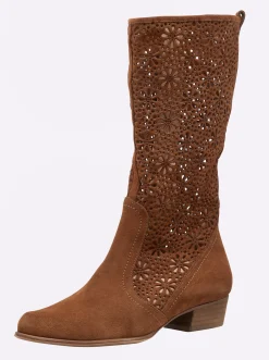 Stiefel|heine Stiefel cognac