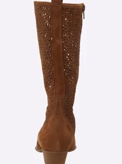 Stiefel|heine Stiefel cognac