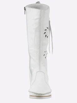 Stiefel|Andrea Conti Stiefel weiß