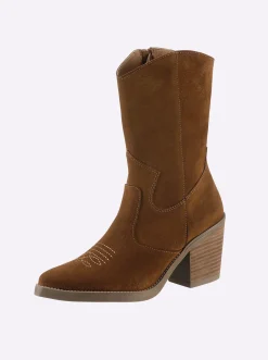 Stiefel|heine Stiefel cognac