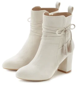Stiefeletten|Stiefel|LASCANA Stiefelette beige