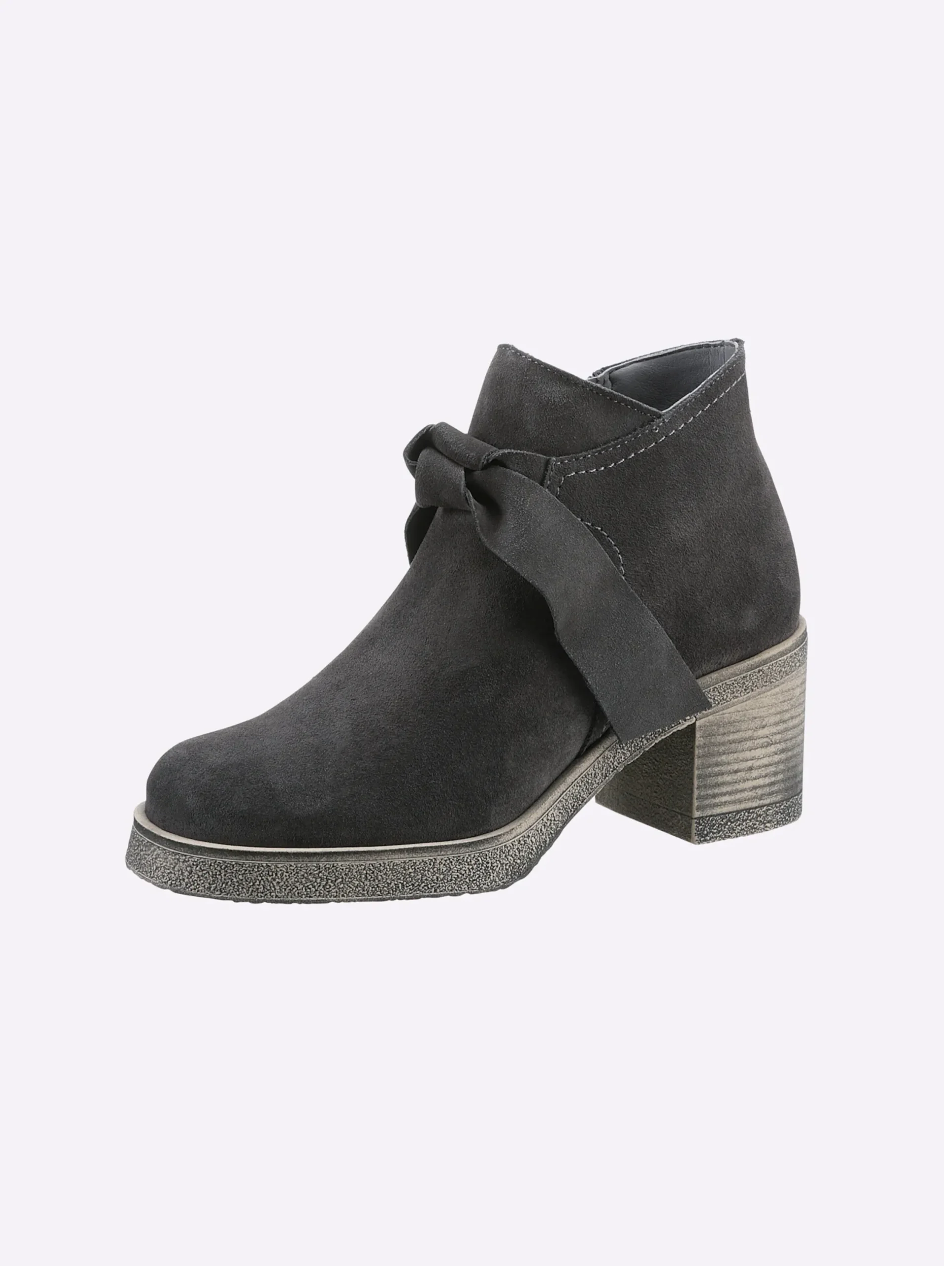 Stiefeletten|Stiefel|heine Stiefelette grau