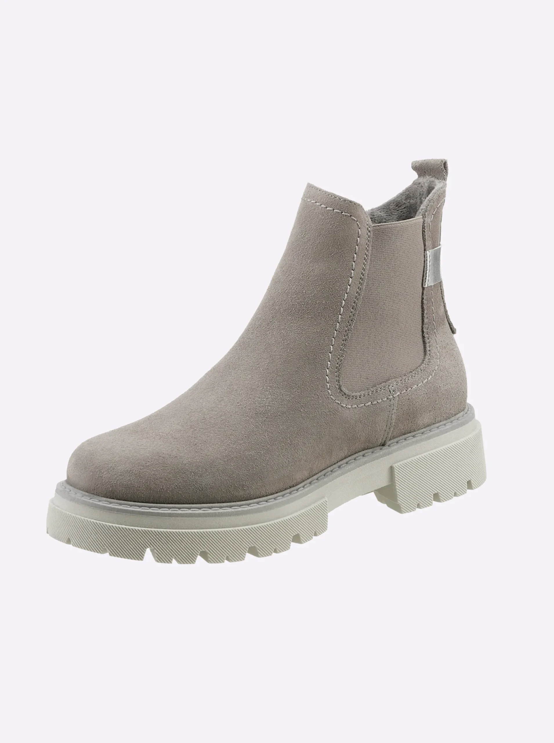 Stiefeletten|Stiefel|heine Stiefelette grau
