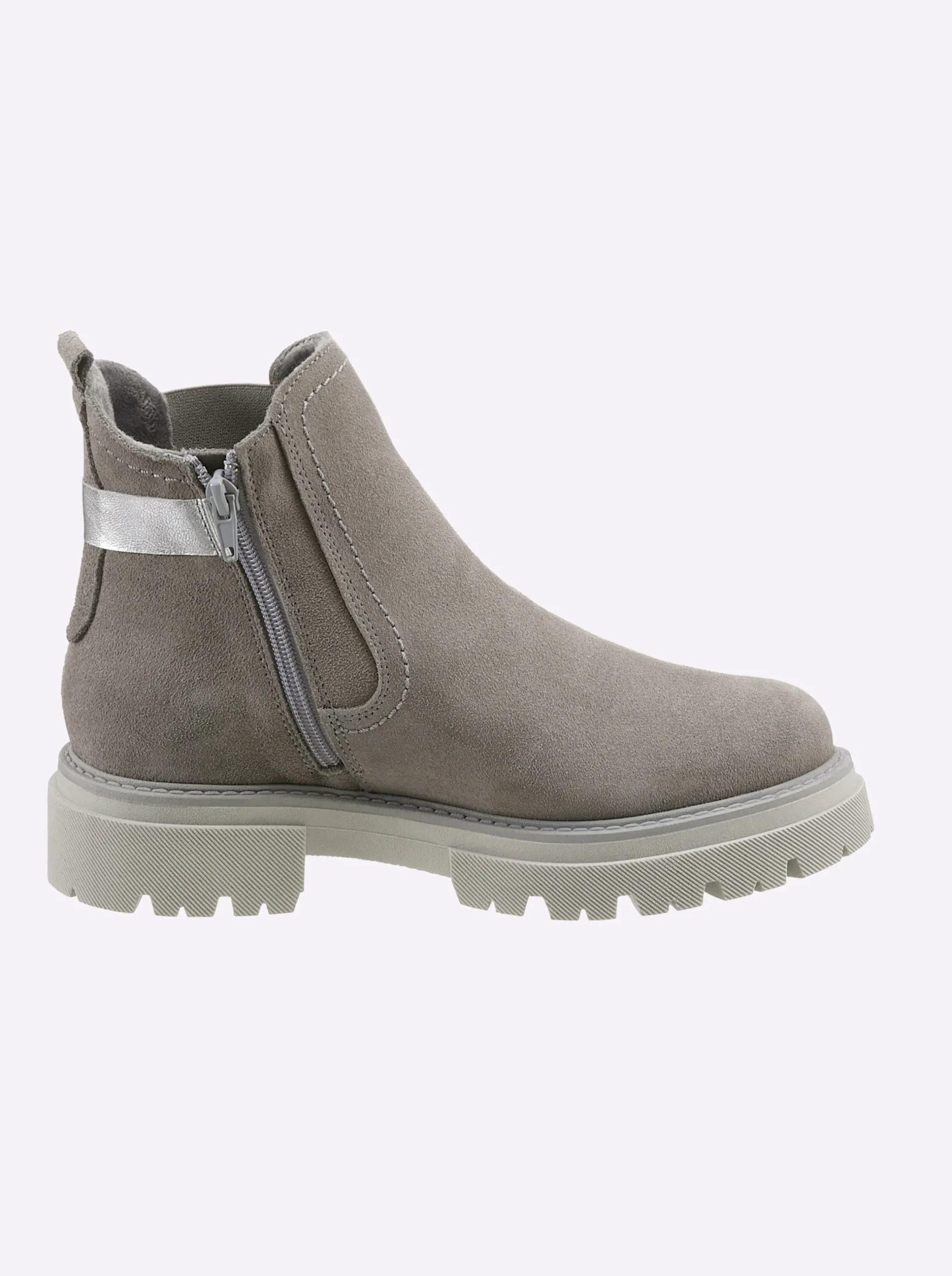 Stiefeletten|Stiefel|heine Stiefelette grau