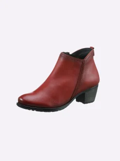 Stiefeletten|Stiefel|heine Stiefelette rot