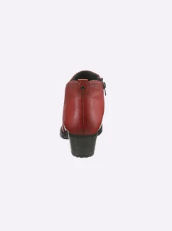 Stiefeletten|Stiefel|heine Stiefelette rot