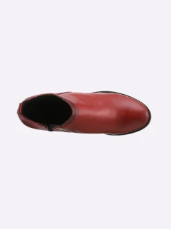 Stiefeletten|Stiefel|heine Stiefelette rot