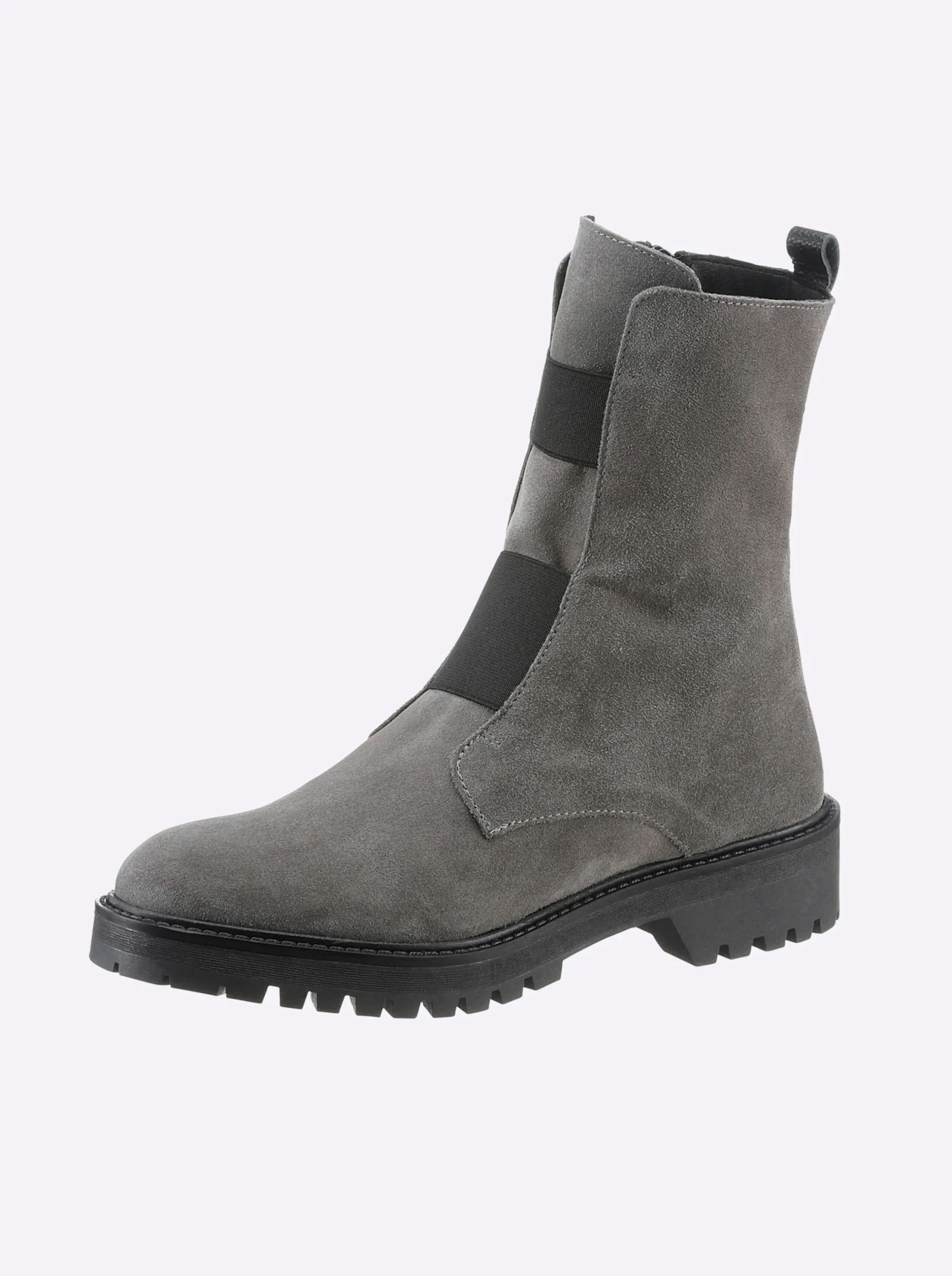 Stiefeletten|Stiefel|heine Stiefelette grau
