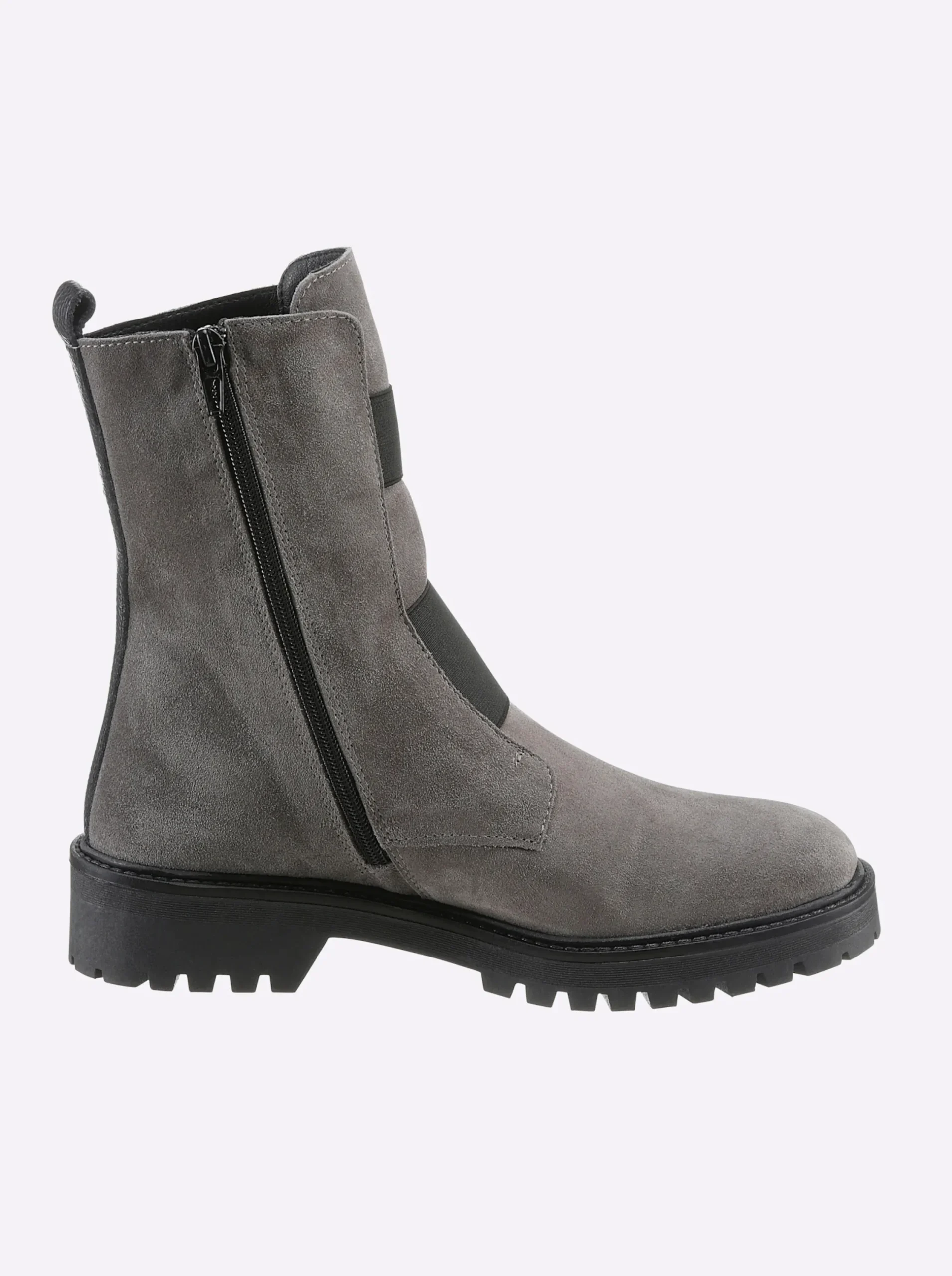 Stiefeletten|Stiefel|heine Stiefelette grau