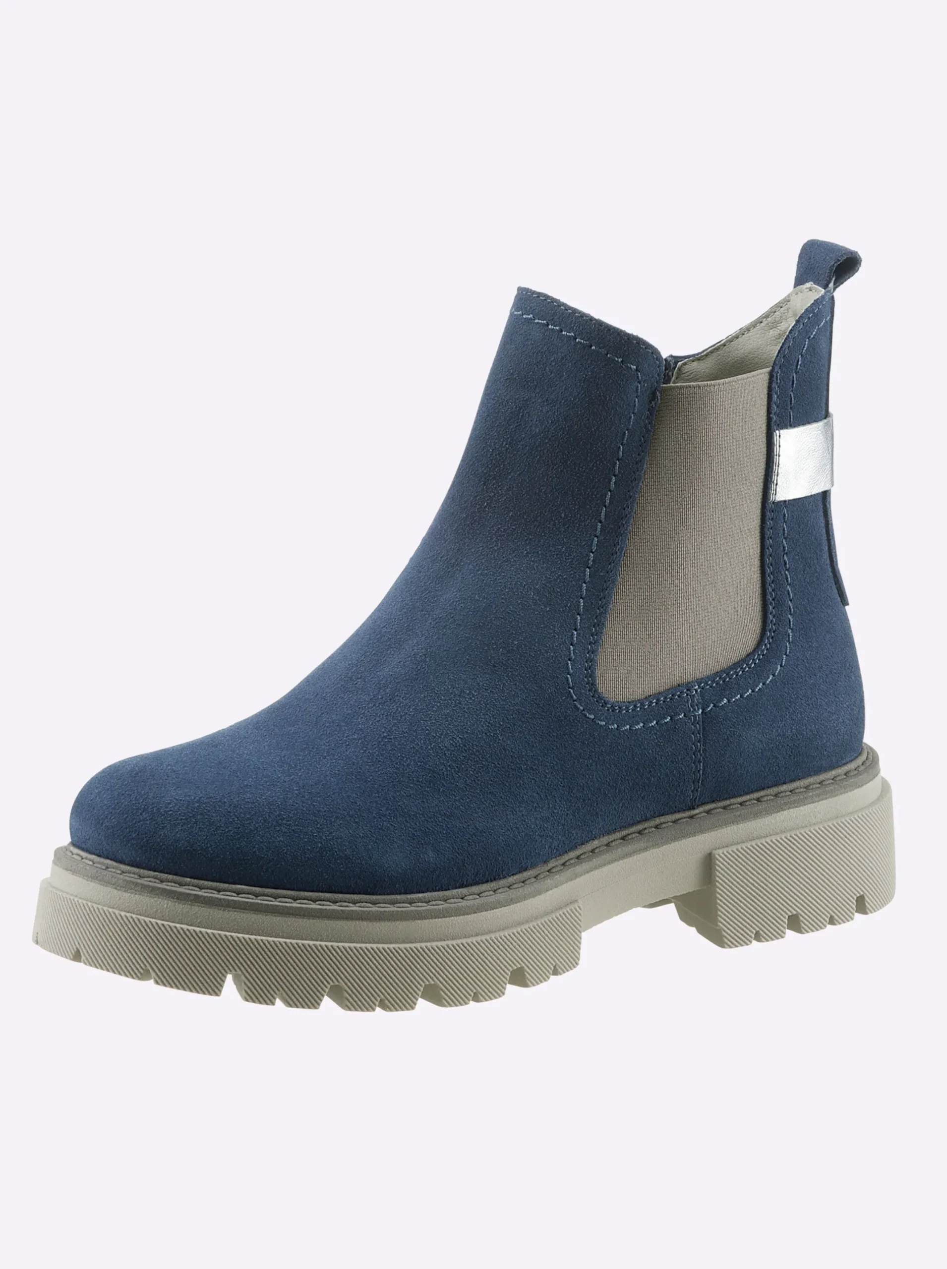Stiefeletten|Stiefel|heine Stiefelette blau