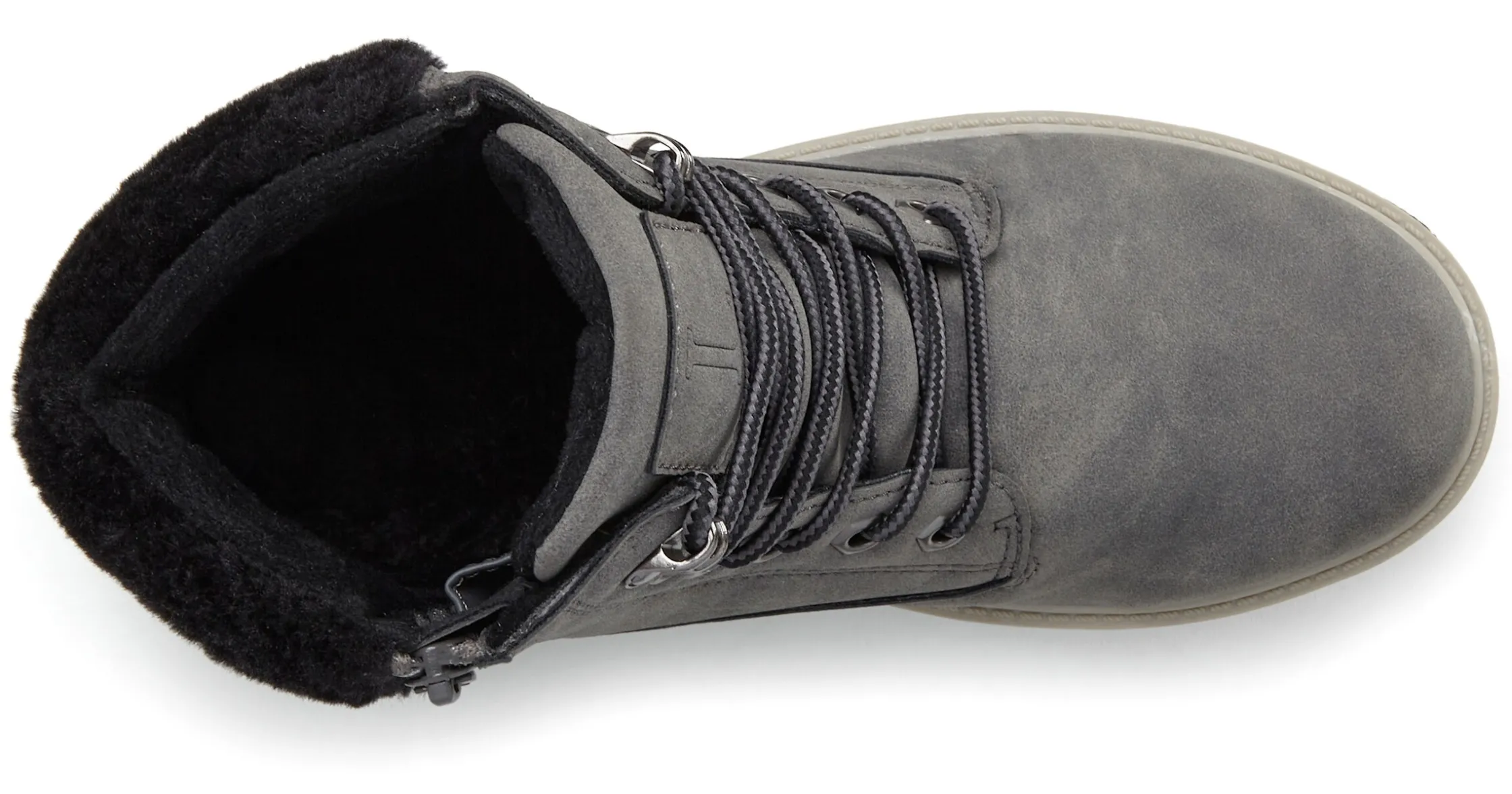Stiefeletten|Stiefel|LASCANA Stiefelette anthrazit