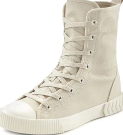 Stiefeletten|Stiefel|LASCANA Stiefelette beige