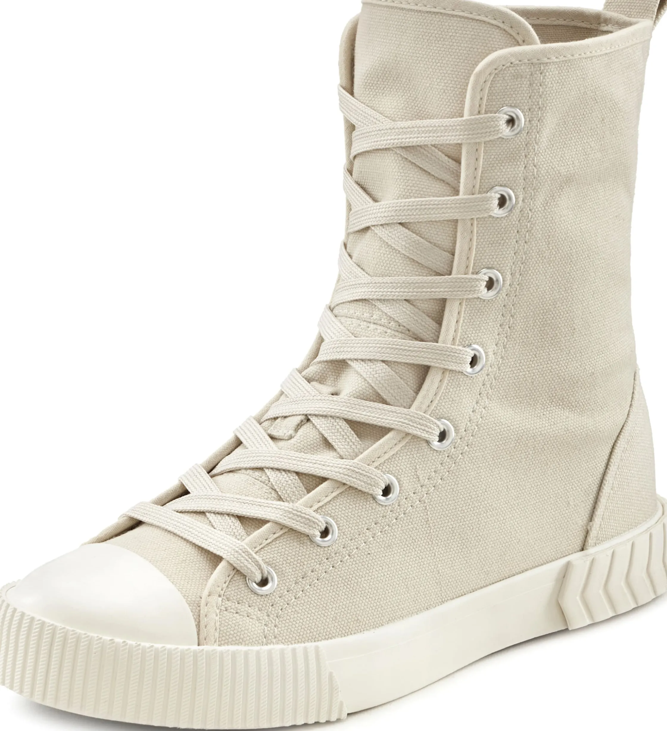 Stiefeletten|Stiefel|LASCANA Stiefelette beige