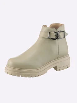 Stiefeletten|Stiefel|heine Stiefelette ecru